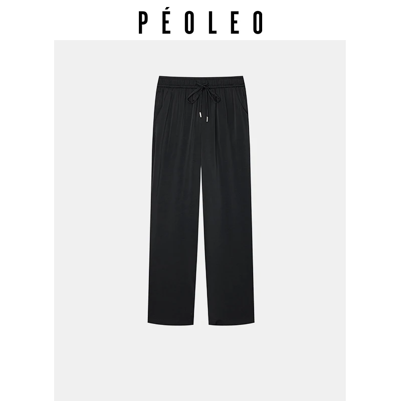 【唐长老专属】PM4314629休闲裤直筒时尚户外夏季黑色宽松抽绳弹力
