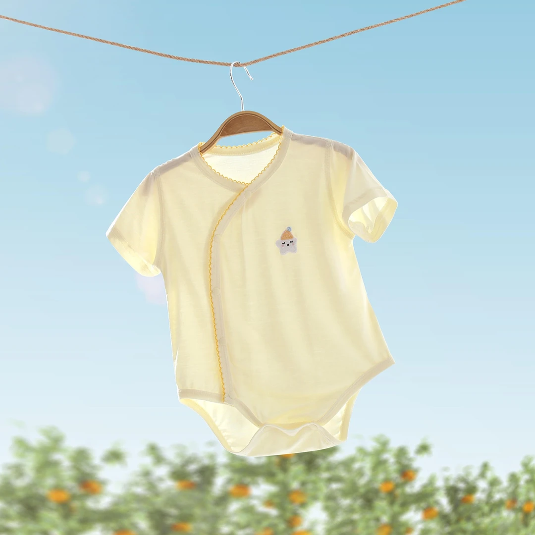 【夏季包屁衣】婴儿衣服空调服舒适透气宝宝睡衣婴童短袖包屁婴儿服