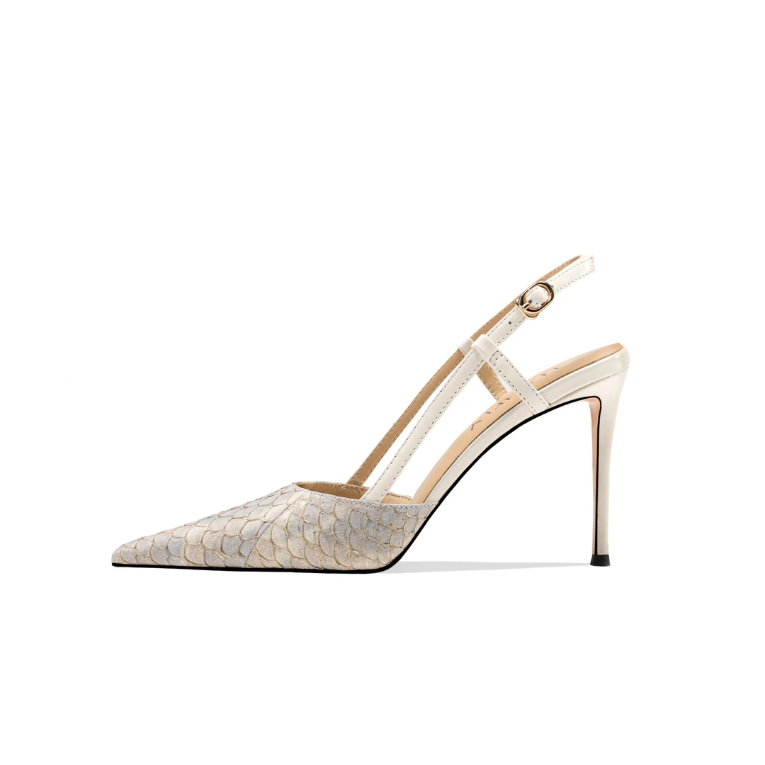 134号[匹兹卡尼]8cm高端大气女鞋气质凉鞋23夏季细跟高跟鞋尖头