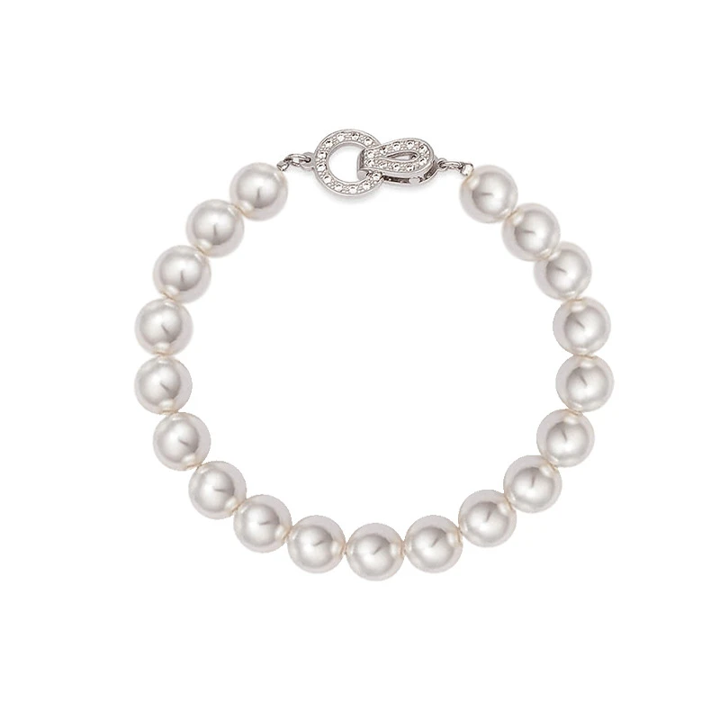 925银仿珍珠手链 海秀儿施家珍珠手链气质轻奢时尚气质小众手串女