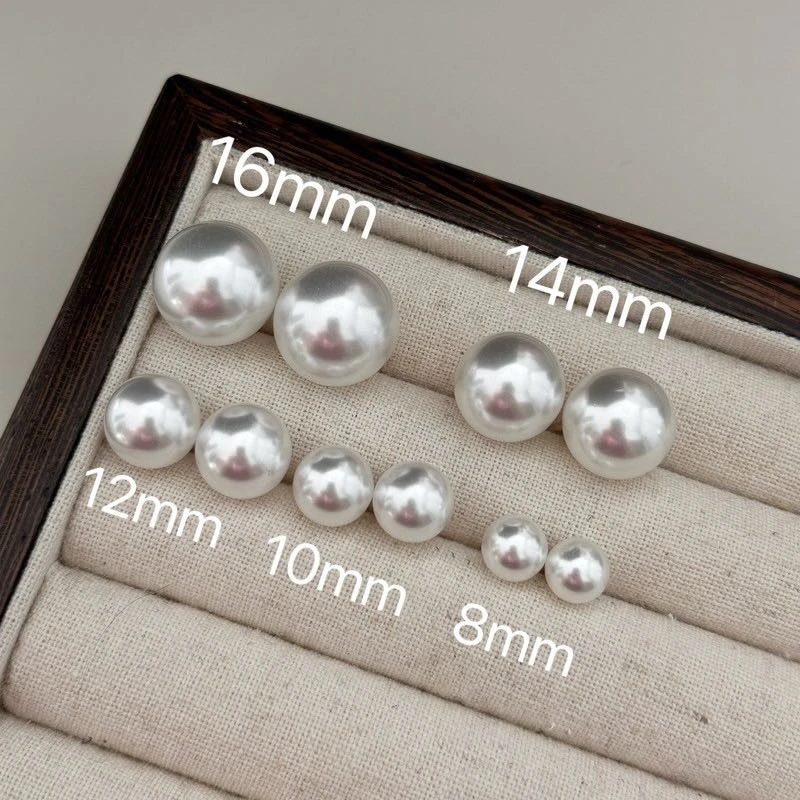 925银耳饰 【猫猫同款】法式施家珠珠轻奢气质百搭高级感耳钉耳夹女