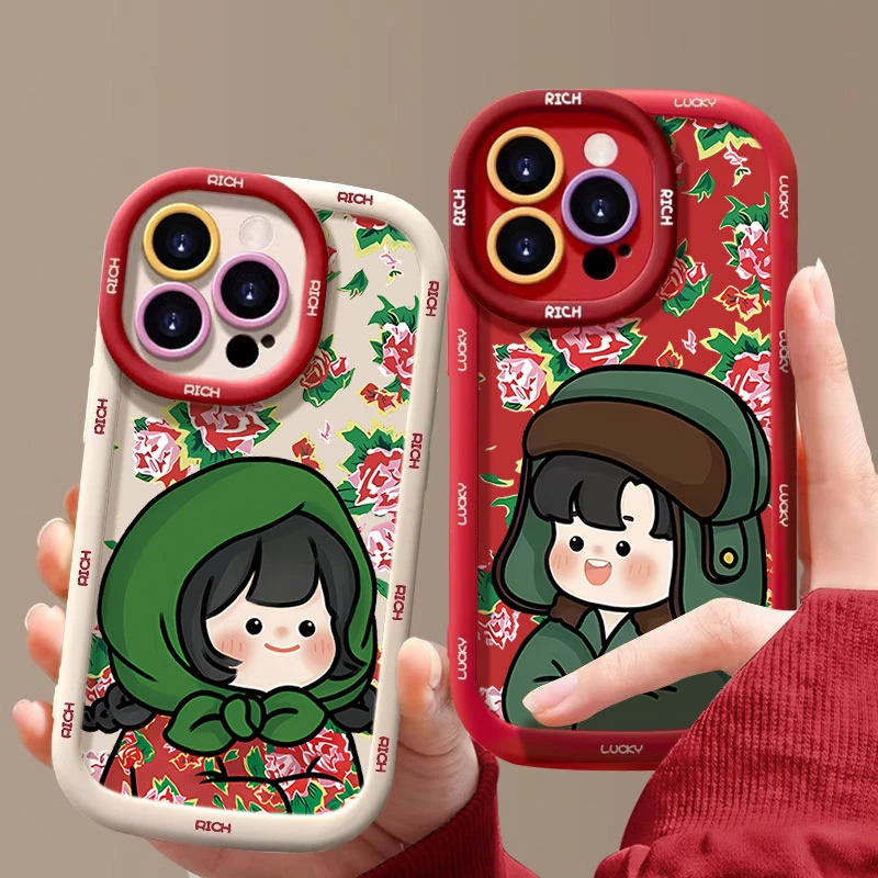 东北大花情侣苹果14promax手机壳iphone15全包13p硅胶12p防摔11XS