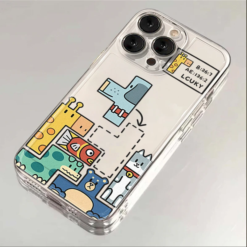 俄罗斯方块苹果15iphone手机壳14promax软13pro太空壳12防摔11女X