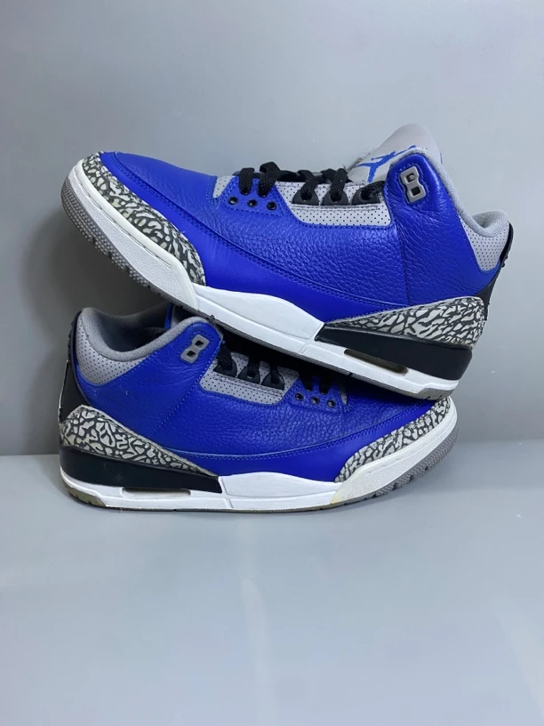 43码95新/aj3蓝水泥/运动鞋 公价1579