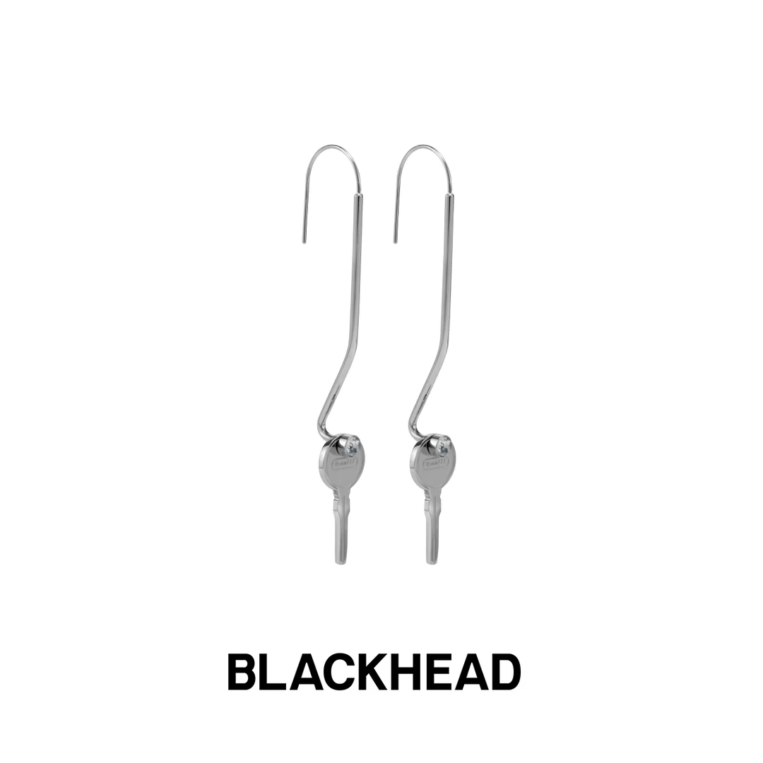 BLACK HEAD/黑头 钛钢耳饰 钥匙环耳饰【专享】
