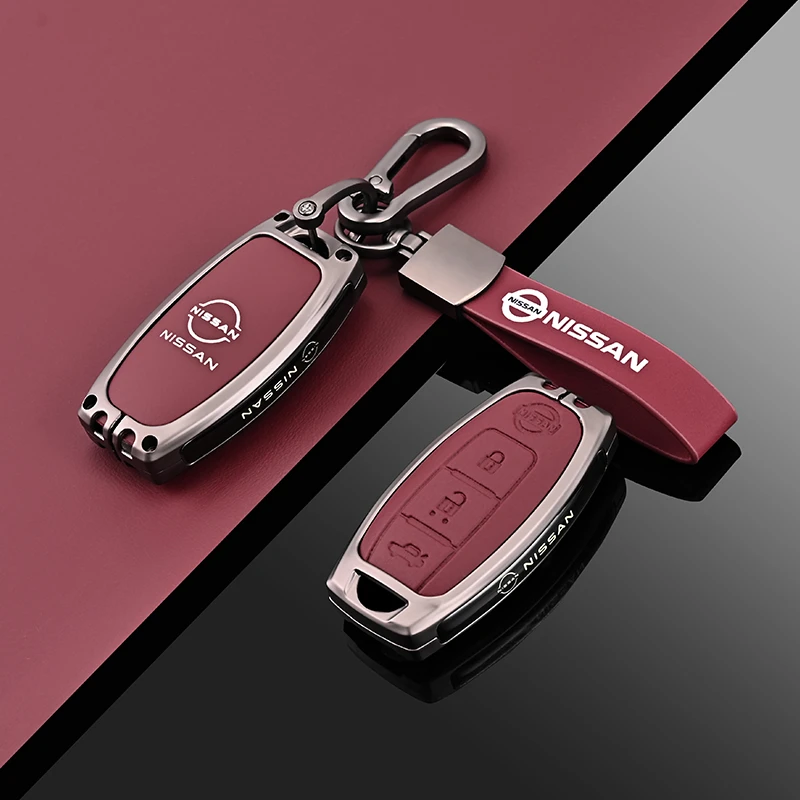 适用于日产尼桑奇骏钥匙保护壳包逍客14代轩逸钥匙壳金属全包钥匙