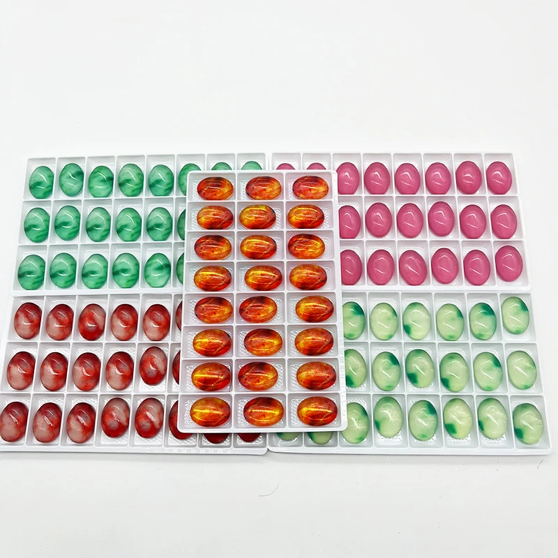 A系列规格肥方蓝色粉色彩色紫色变色奢华尖底钻美甲钻