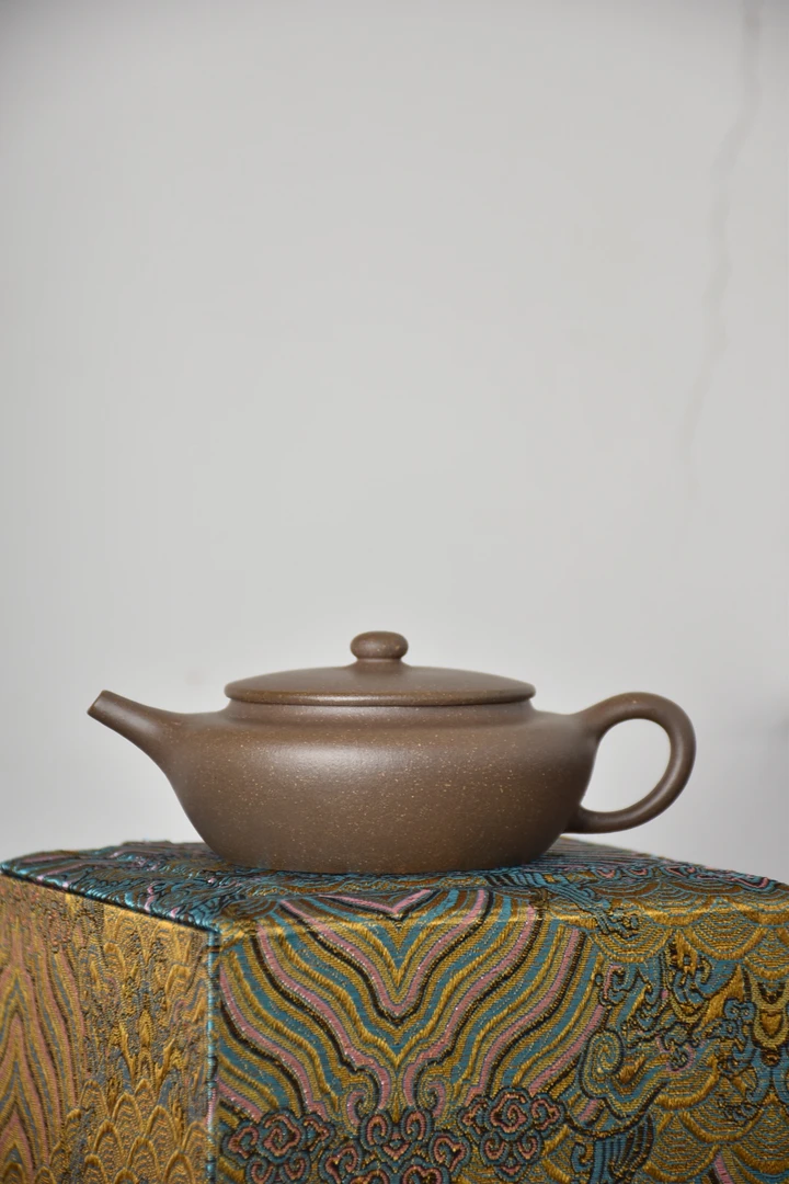 扁晨壶190毫升青灰段半手工