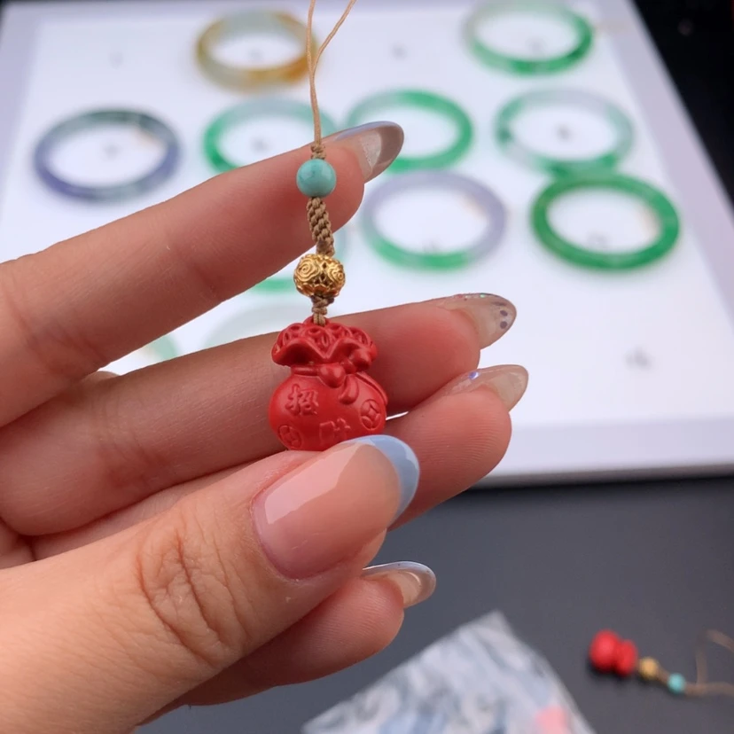 【闪购商品】查罗石朱砂合金