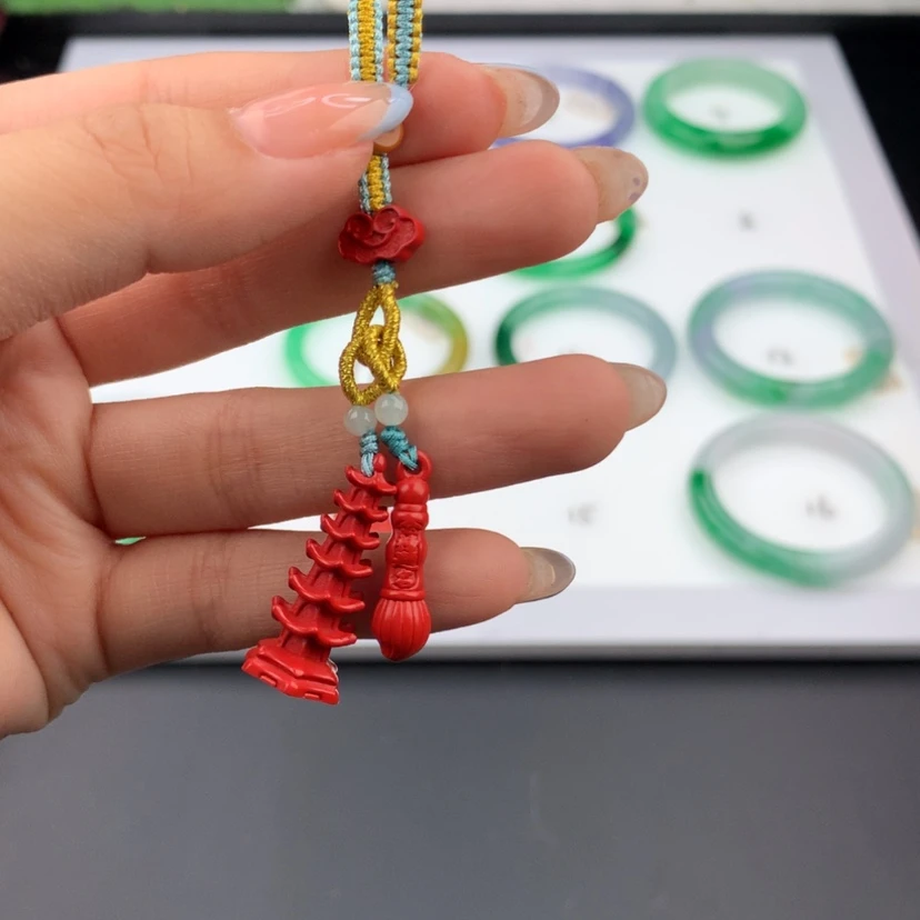 【闪购商品】查罗石朱砂合金