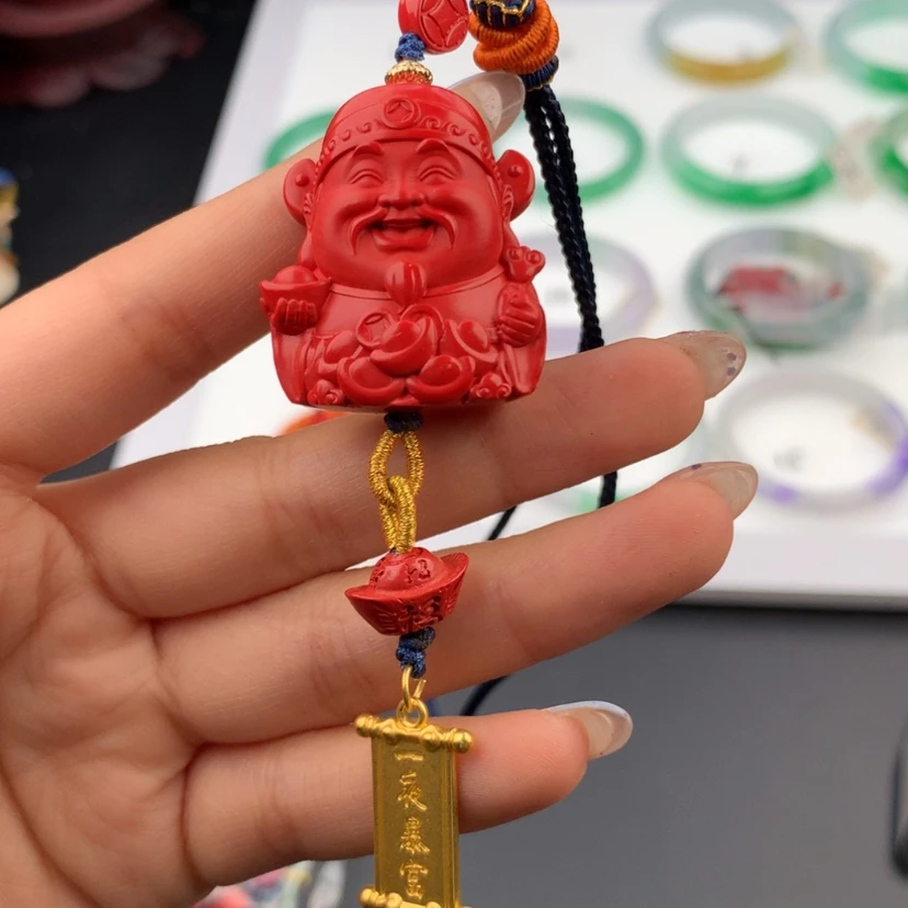 【闪购商品】查罗石朱砂合金C****V