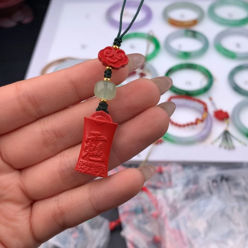 【闪购商品】查罗石朱砂合金