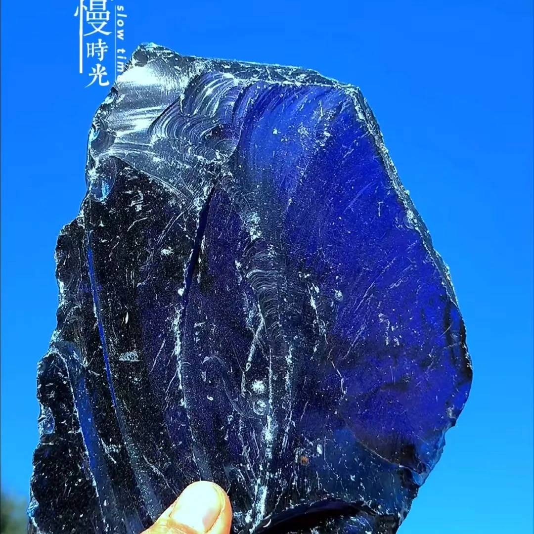 厂家直销彩色玻璃石园林景观装饰家居装饰造景石笼墙地坪铺面布景