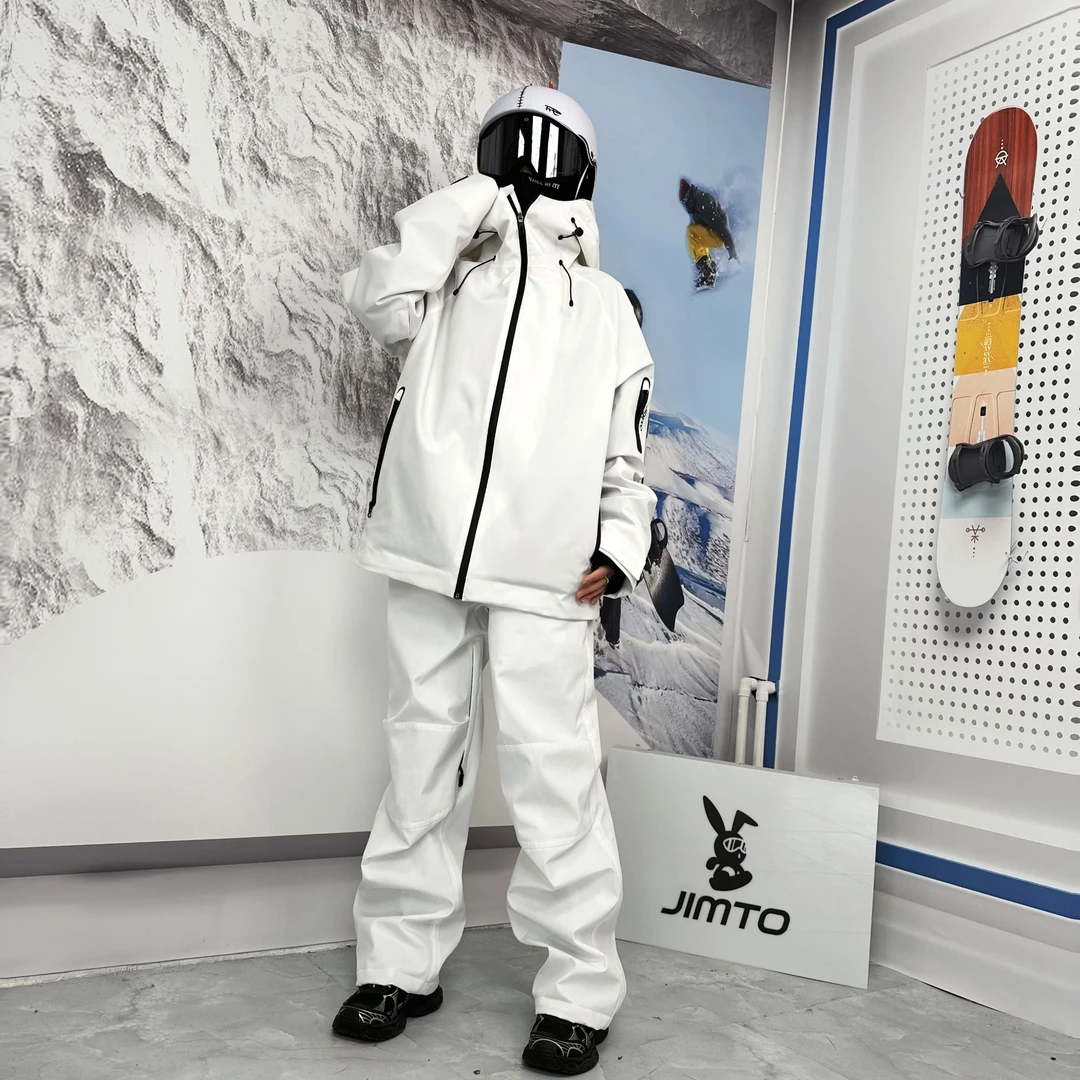 3L雪服20K+防水透气全压胶单双板自由式男女款防风雪服厚款