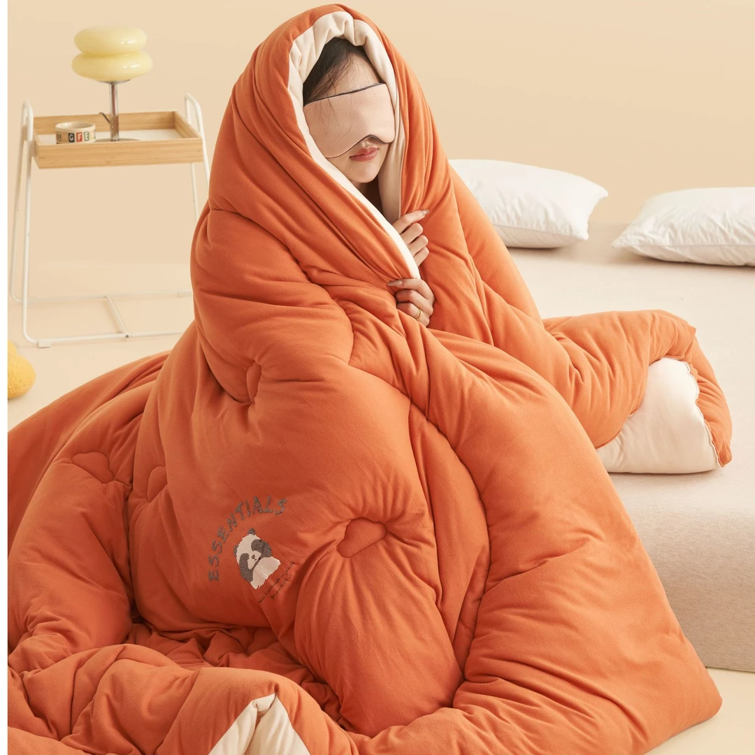 娃娃专属-A类针织德绒速暖猫猫被超柔被子裸睡不用套被套