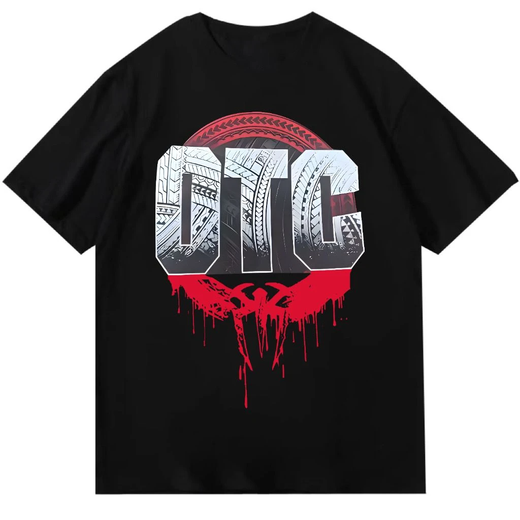 WWE新款酋长RomanReignsOTC罗曼雷恩斯宽松圆领纯棉t恤服装短袖