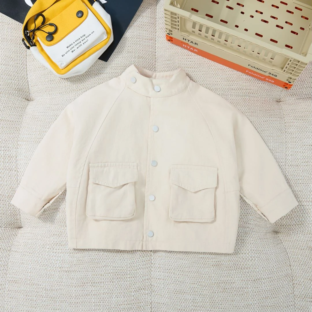 儿童秋季韩版简约印字母外套SQ1028