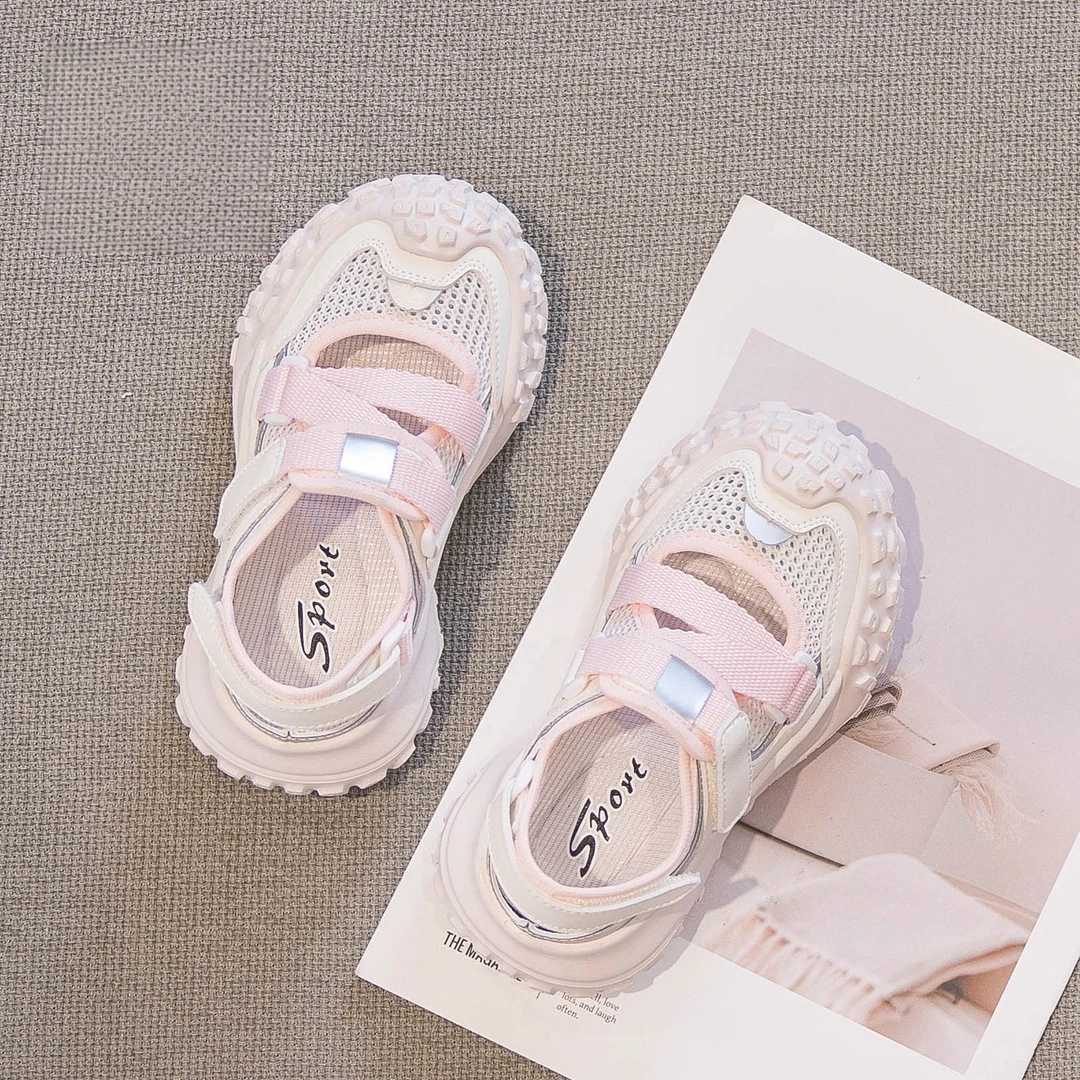 女童鞋包头凉鞋2024新款夏季爆款儿童鞋子运动凉鞋夏款女宝溯溪鞋