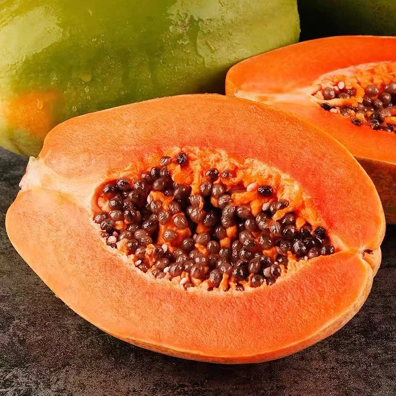 【新鲜采摘】西双版纳红心冰糖牛奶木瓜 软糯香甜入口即化 树熟果