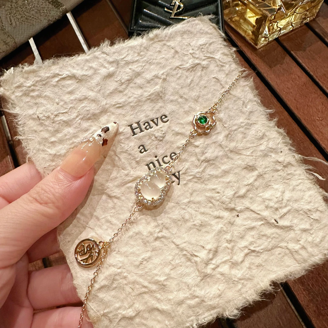 黄铜手链 新中式小葫芦手链精准百搭