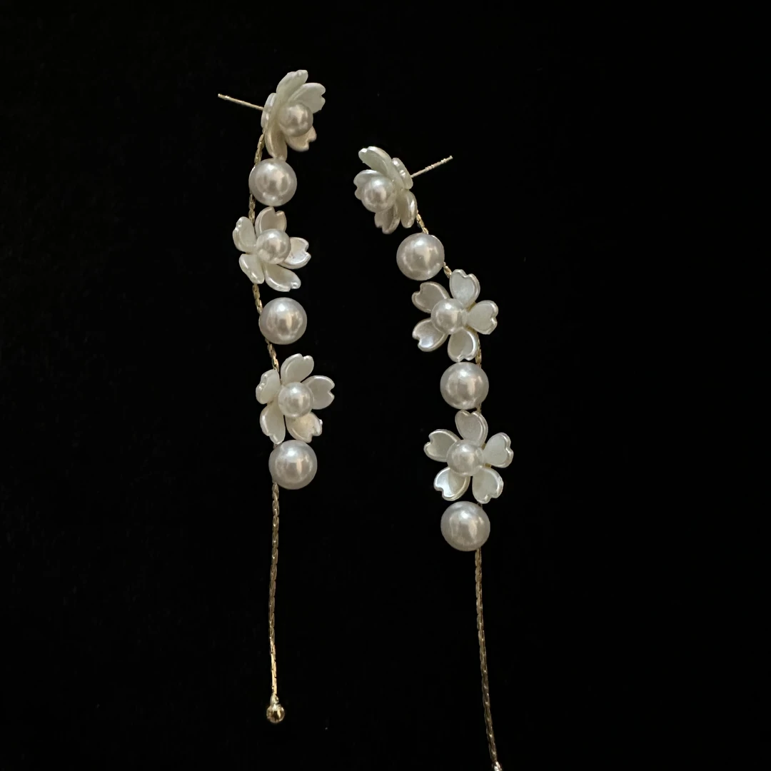 合金亚克力耳饰 C89【向阳花】耳钉