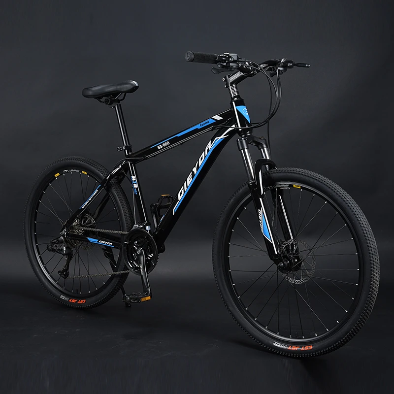 盛扬甄选铝合金山地车越野男女通用单车油刹变速成人自行车女士