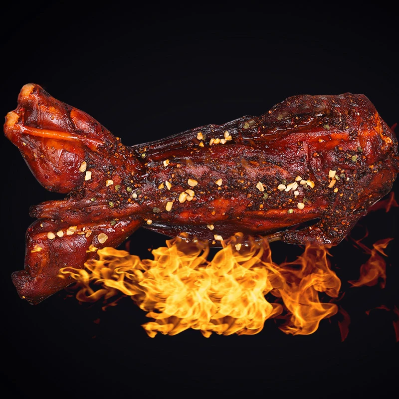 【手撕炭火烤兔】整只真空包装开袋即食麻辣鲜香