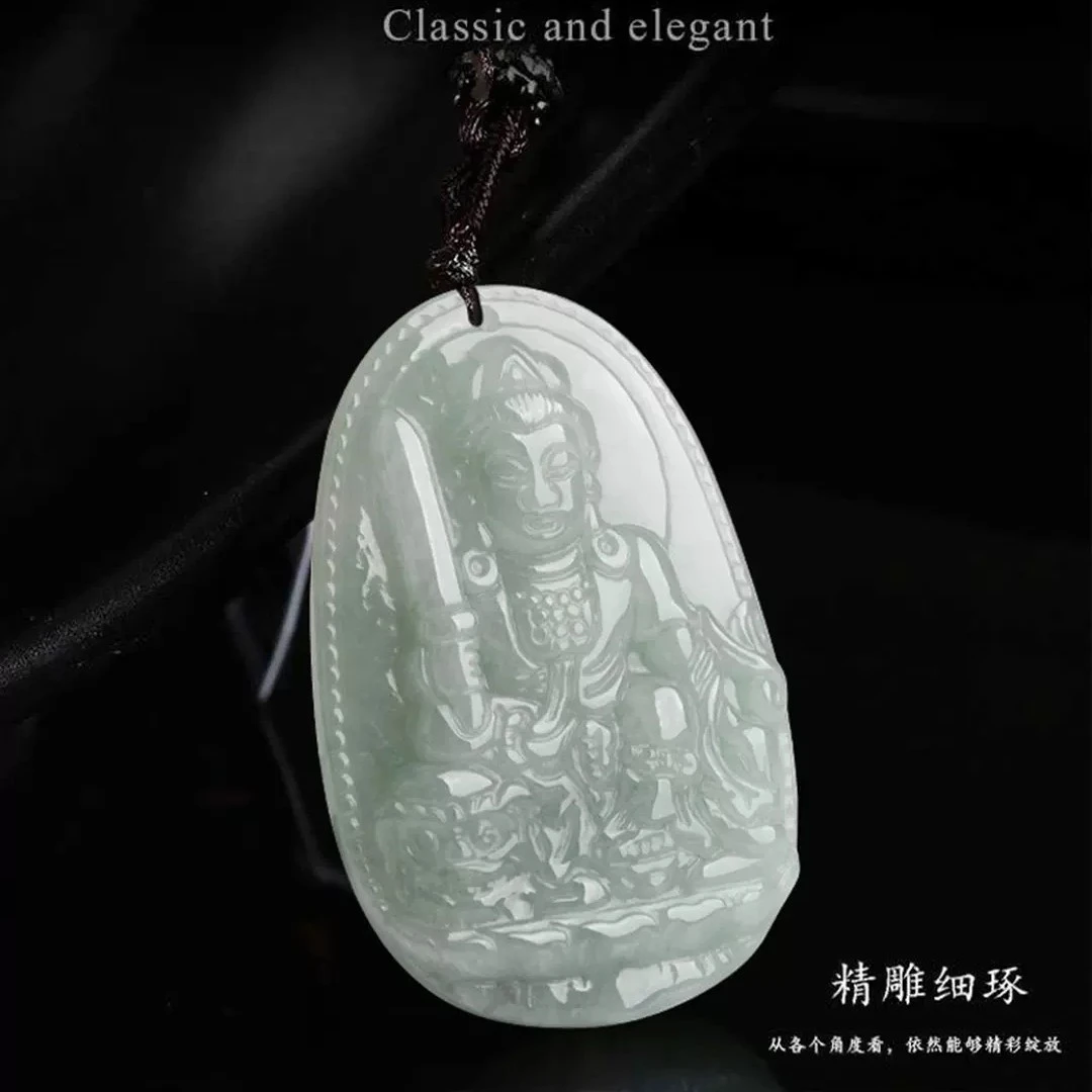 天然保真】缅甸翡翠生肖本命佛鼠牛虎兔龙蛇马羊鸡生肖守护神吊坠