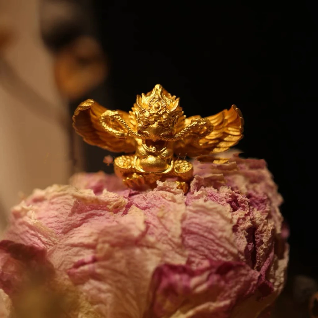 925银银制品 古法大鹏金翅鸟吊坠挂坠