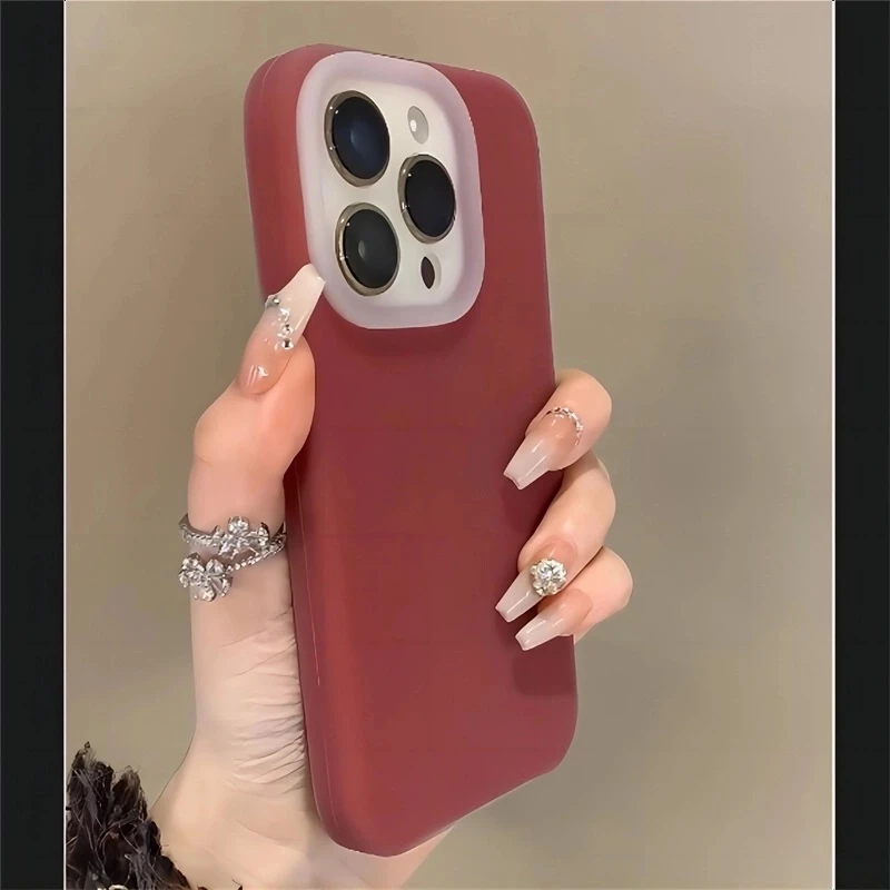 安可拉红硅胶液态适用iPhone苹果16/15/14/13/12promax手机壳软壳