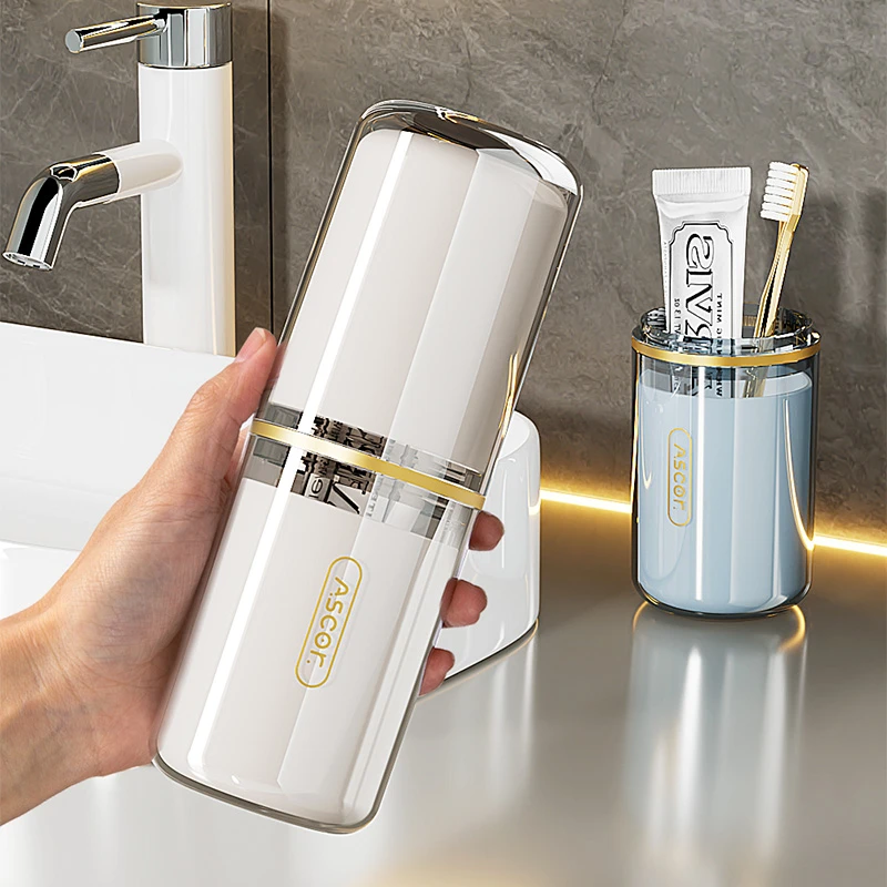 旅行漱口杯洗漱杯牙刷牙膏收纳盒旅游便携式刷牙杯子旅行洗漱套装