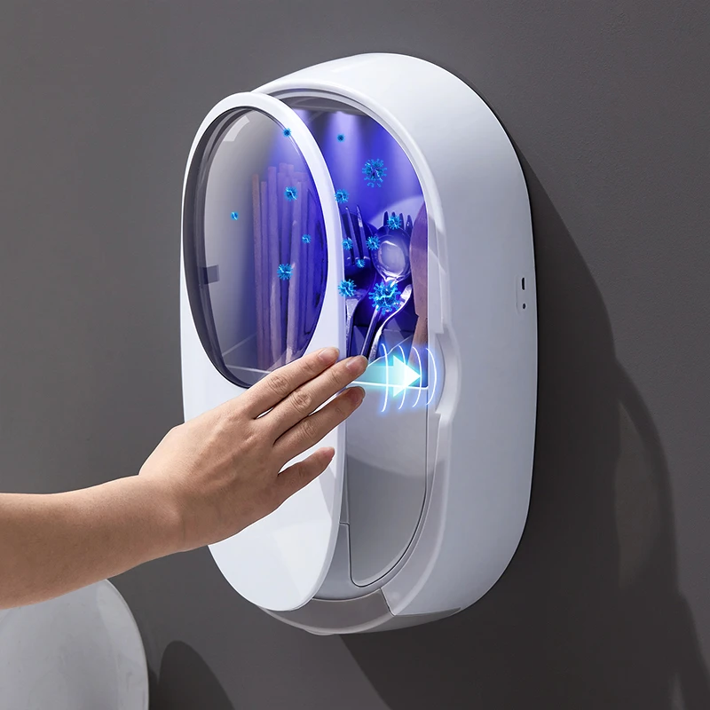 消毒筷子筒家用沥水置物架壁挂式筷桶收纳筷篓厨房防霉餐具勺子笼