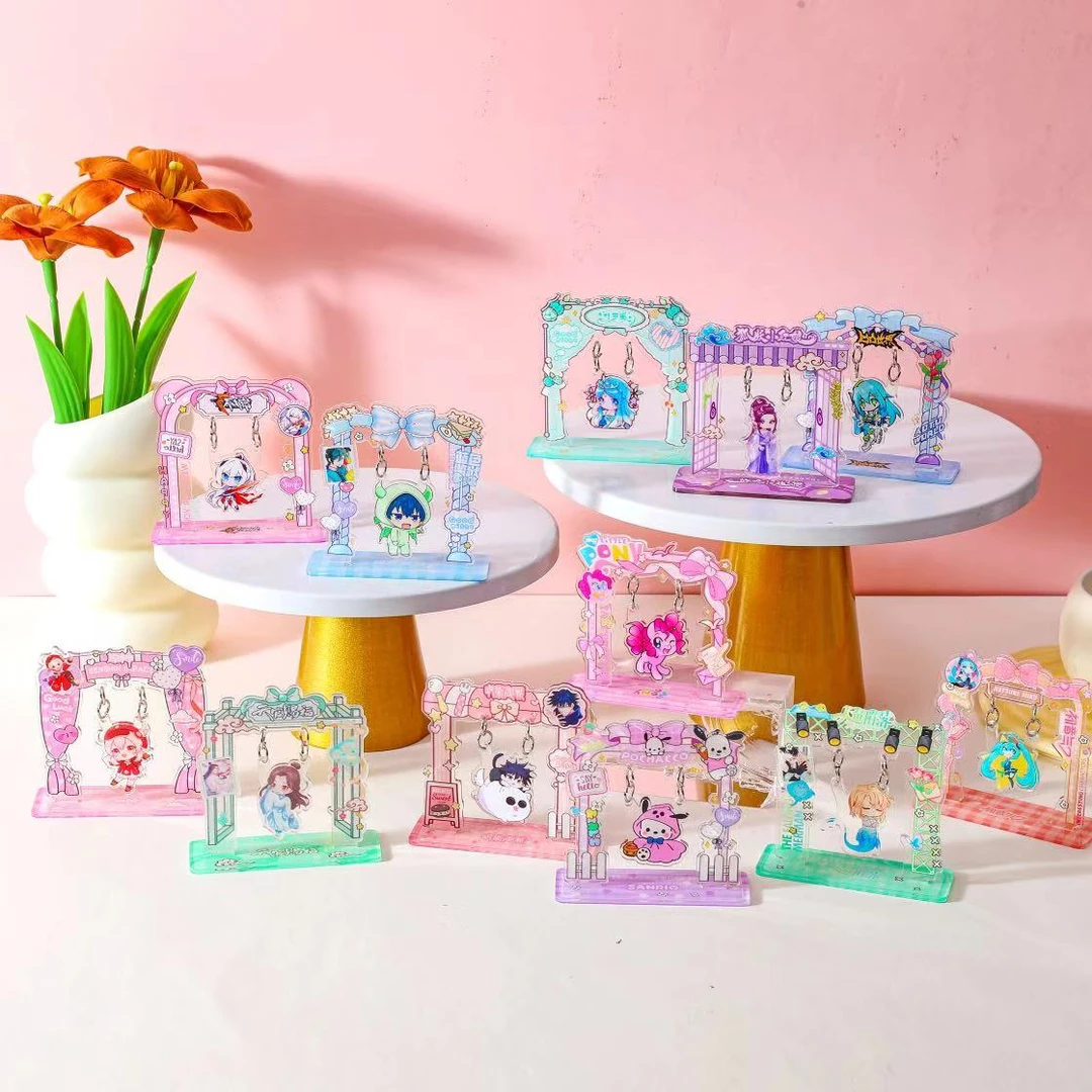 亚克力秋千立牌挂件标牌 到手一单混搭24个