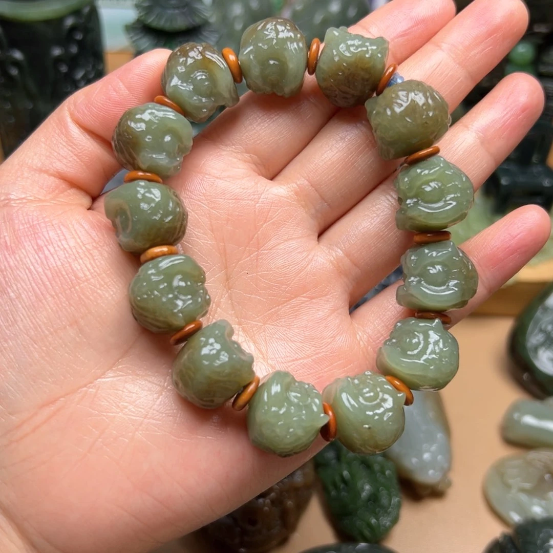 和田玉挂件未镶嵌海****.