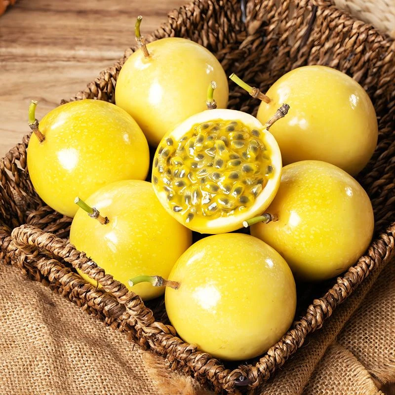 【展卉】黄金百香果净重2/3斤装单果60g+/70g+ 含果勺