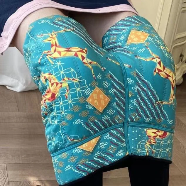 高腰新款蚕丝棉裤女保暖裤外穿显瘦打底裤女大码修身一体裤紧身