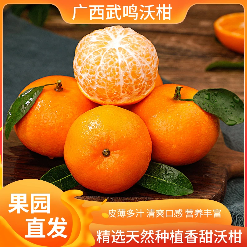 【优选】广西武鸣沃柑净4.5斤装新鲜水果产地直供