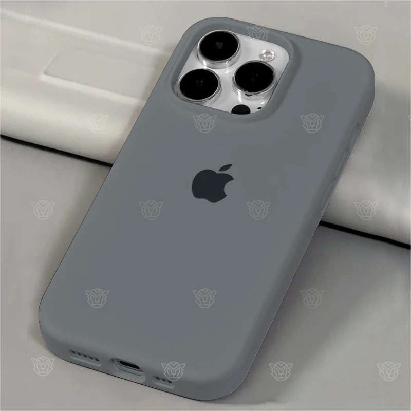 磨砂超薄苹果15ProMax液态硅胶iPhone14Plus优品炭灰色13/12高级X