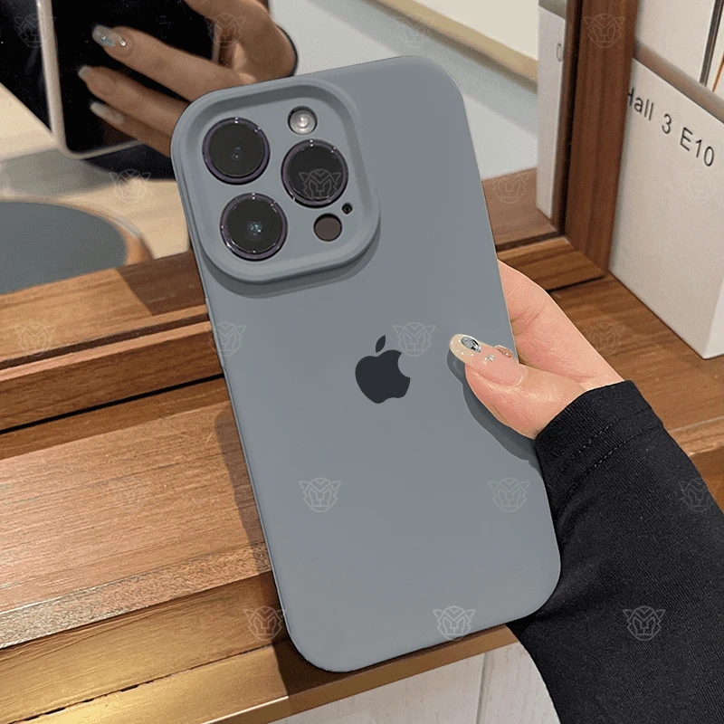 碳灰色iPhone13promax苹果15手机壳14液态硅胶12镜头全包11保护壳