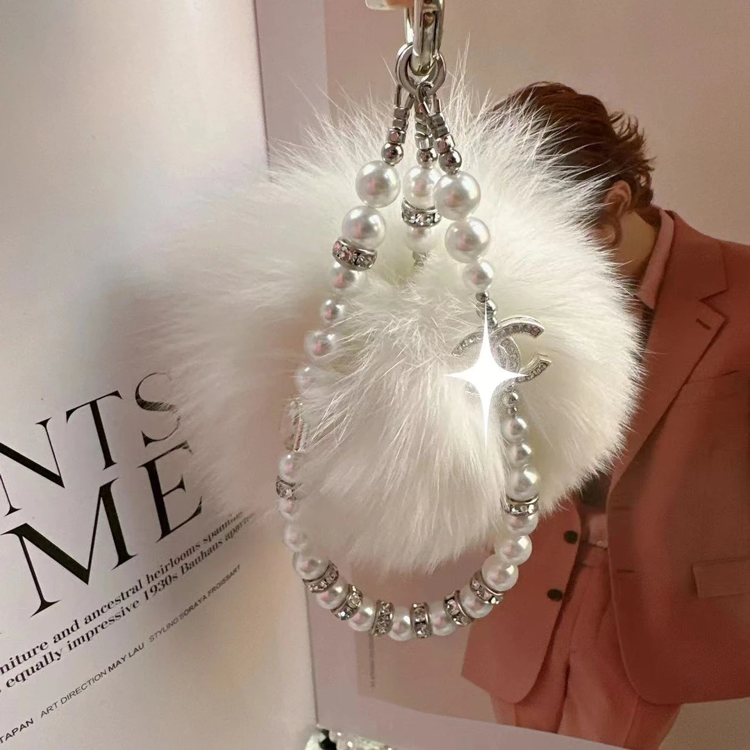 2403【名媛千金】手工ins女挂饰通用防丢手提防摔手机链钥匙扣挂件