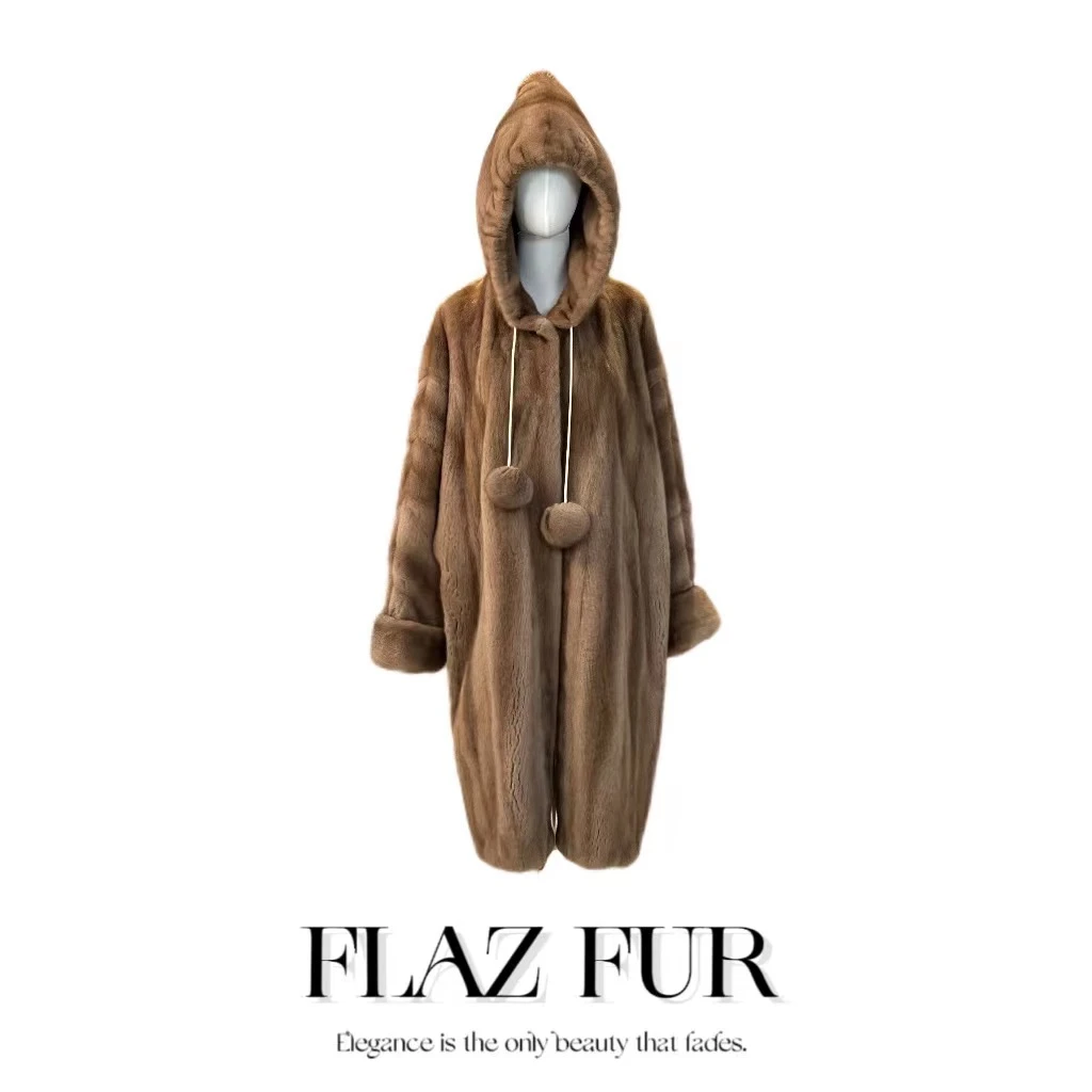 FLAZ菲拉斯 【圣诞帽】冬季精选上新天鹅绒水貂女装新品