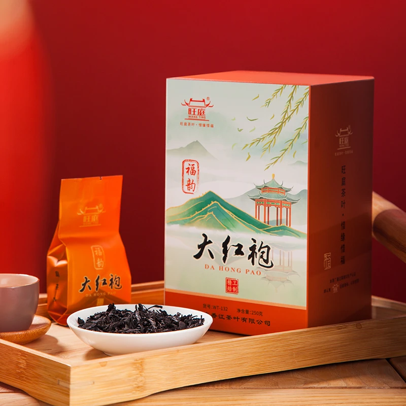 旺庭/旺庭福韵大红袍茶叶武夷山岩茶春茶浓香型乌龙茶礼盒装250克
