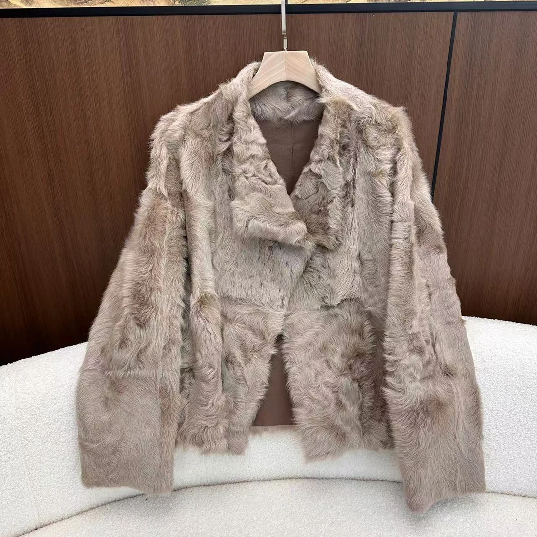 【祁遇】秋冬款皮毛一体保暖外套