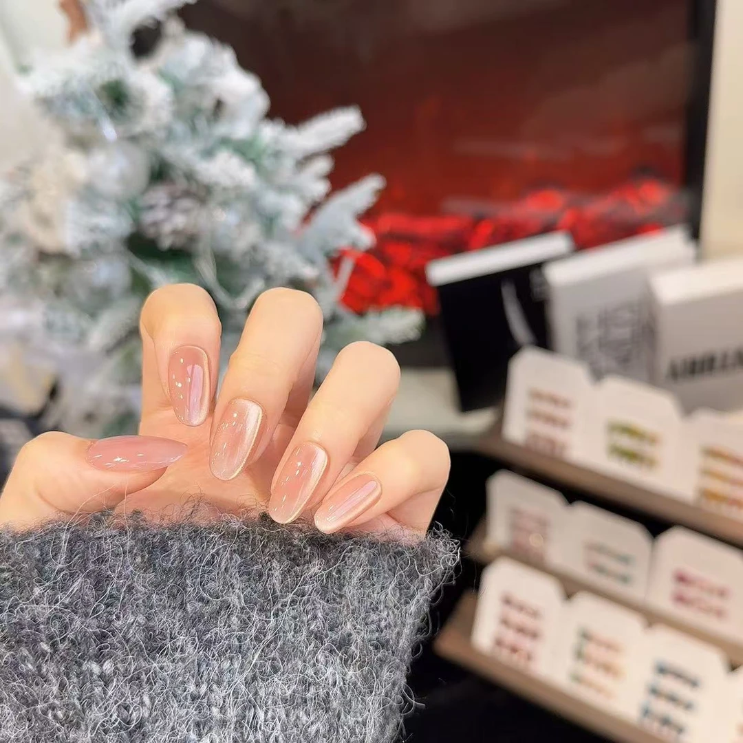 【碎玉轩】小末汀显白侧光猫眼美甲气质简约温柔穿戴甲