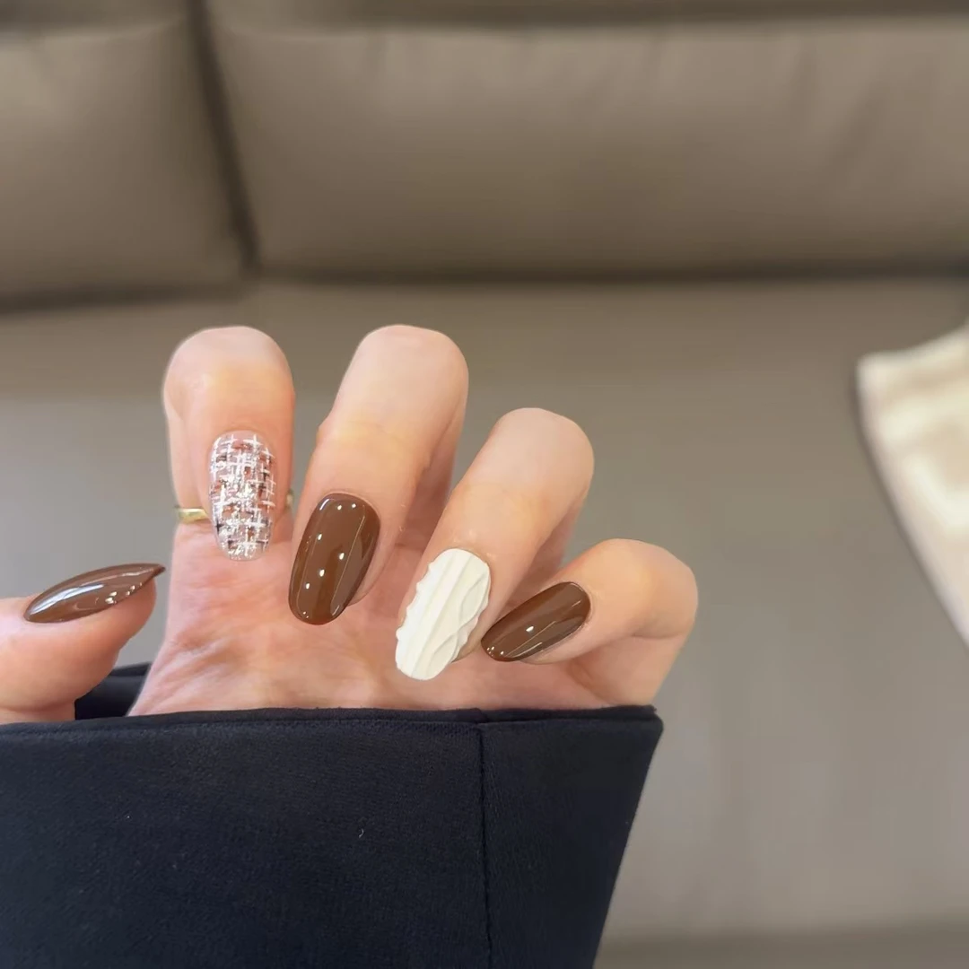 【毛衣小香】小末汀显白猫眼美甲气质简约温柔穿戴甲