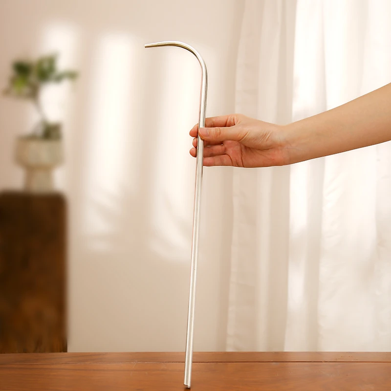 银壶家族足银999抽水管进水管神器茶具茶配件创意简约桶装水家用