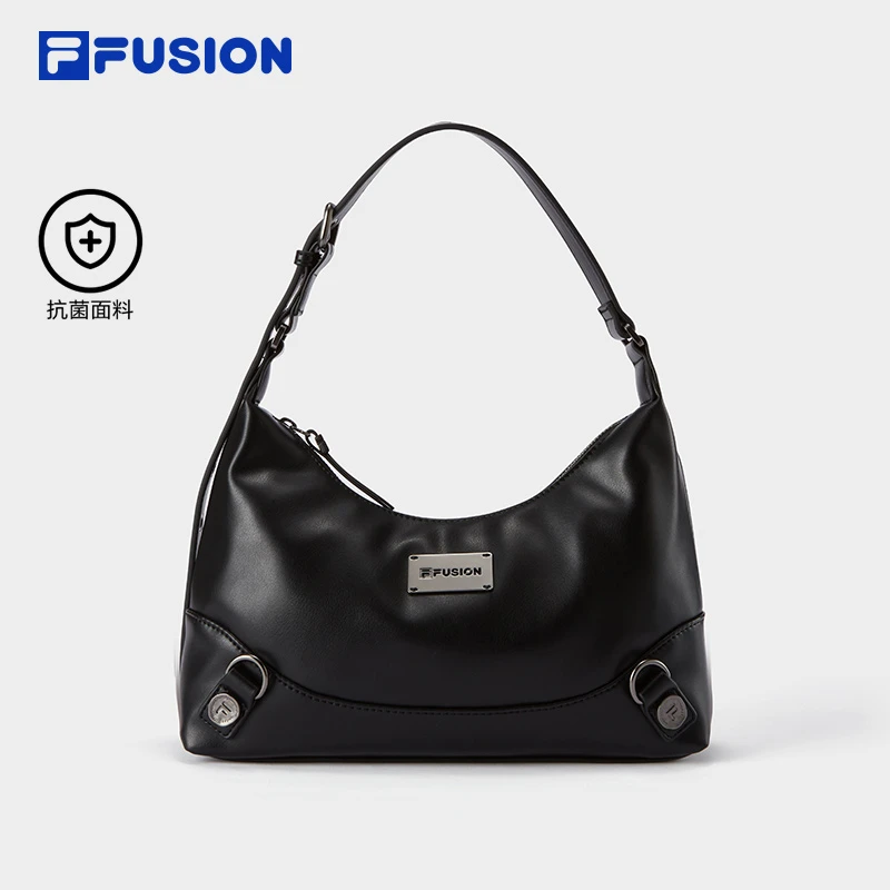 FILA FUSION斐乐潮牌挎包女士百搭复古休闲单肩手提包T13W433121F