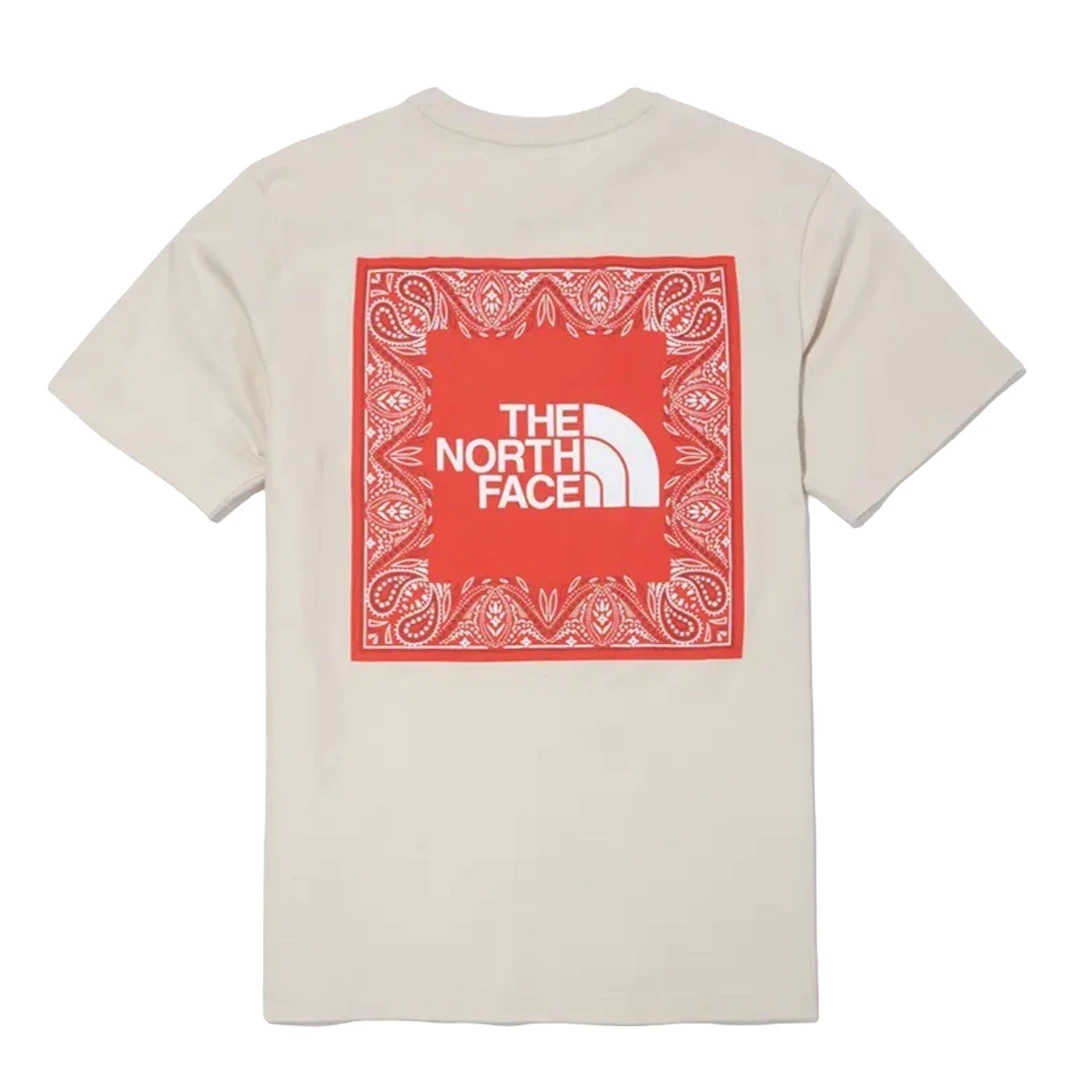 THE NORTH FACE/北面夏季印花时尚休闲运动高档圆领透气短袖T恤