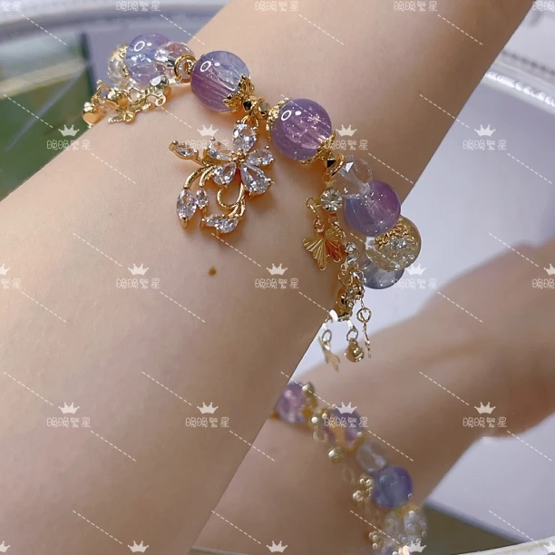 手工串珠｜杏雨宛悠悠原创设计琉璃手串