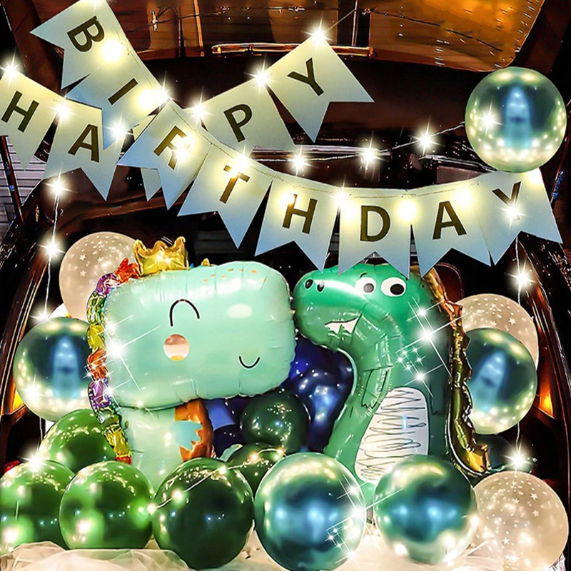 汽车后备箱惊喜情人节装饰求婚告白男孩女孩生日氛围布置用品通用